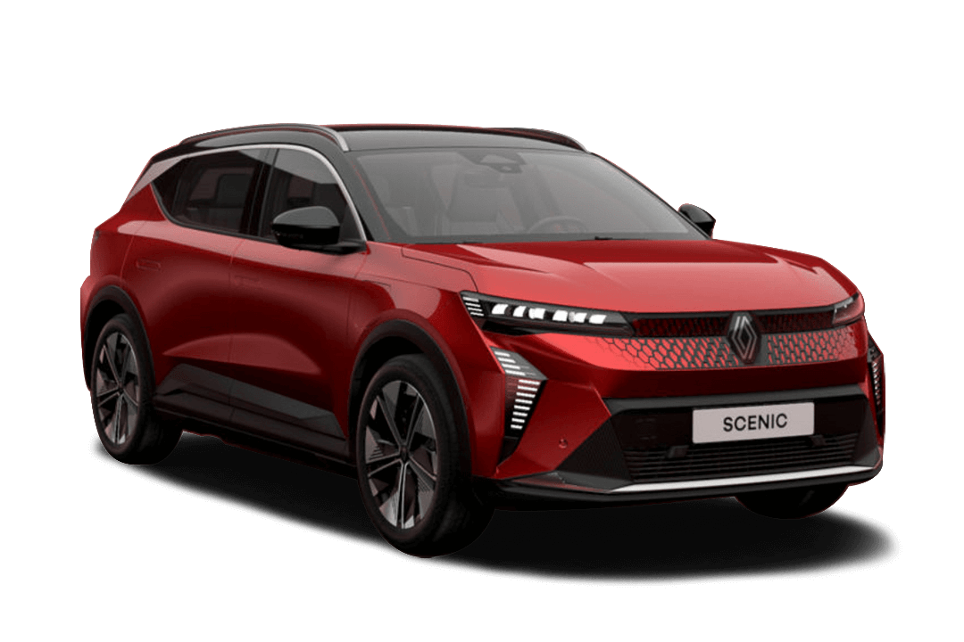 Renault-Scenic-Techno-röd flamme-tak-i-svart-étoilé