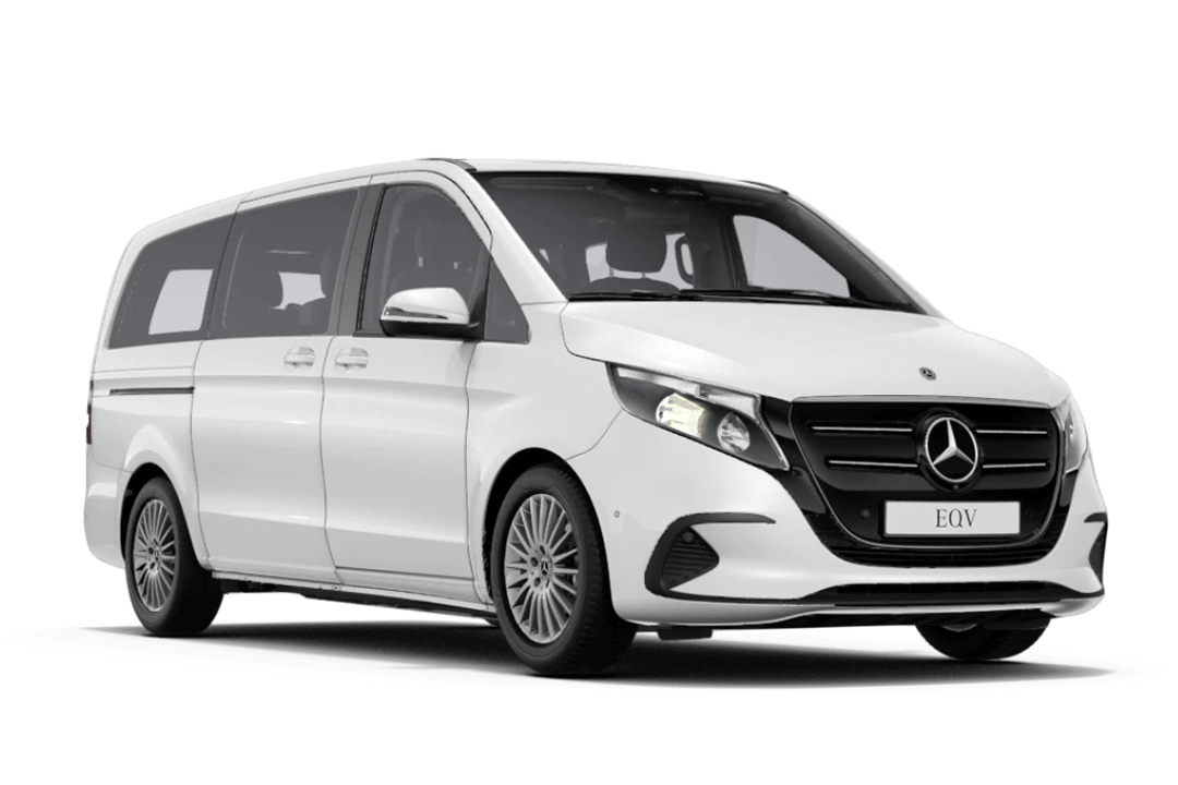 Mercedes-EQV-Lång-Bergkristallvit-metallic